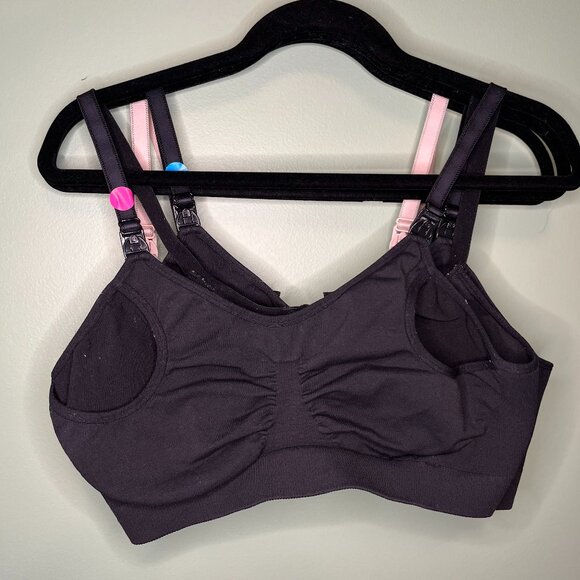BRAVADO! DESIGNS 2 in 1 Pumping and Nursing Bra Size XL Black - Picture 1 of 8